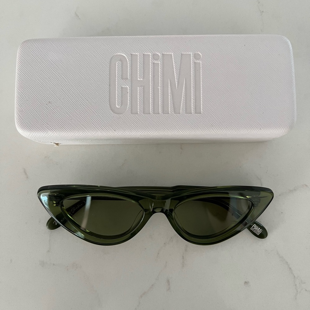 Chimi Eyewear sunglasses - Kiwi#006 Clear in Green
